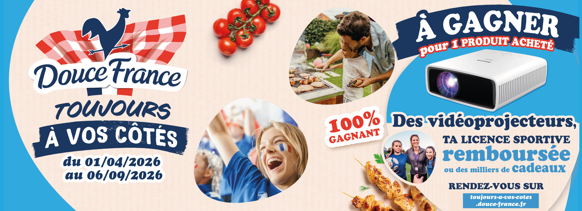 Jeu 100% gagnant Douce France Toujours à vos côtés